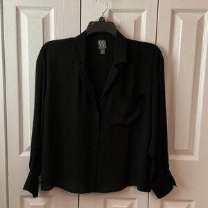 Worthington Women’s Long Sleeve Button Down Blouse